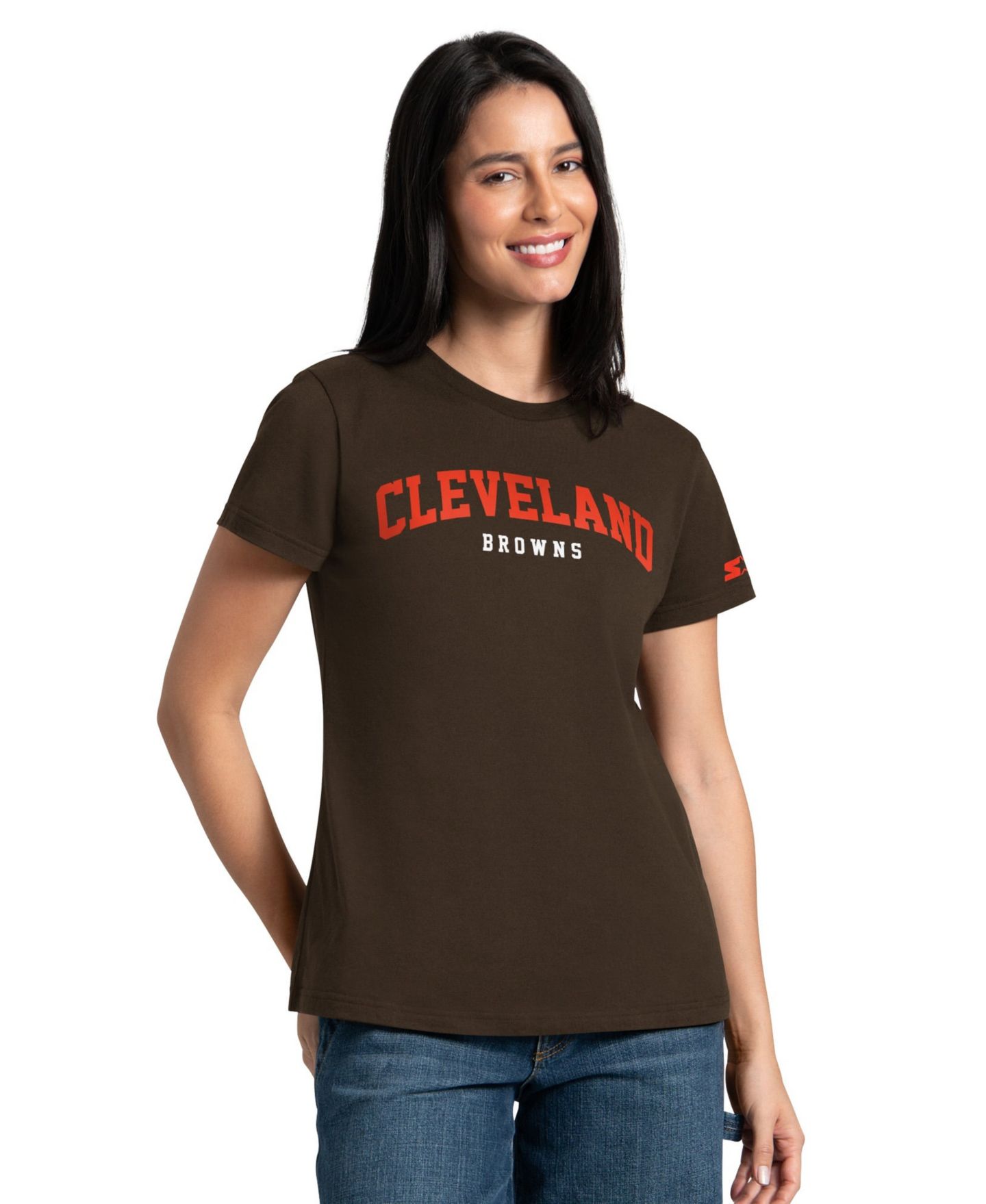 Женские футболки Starter Brown/Orange Cleveland Browns T-Shirt Combo Pack — фото 2