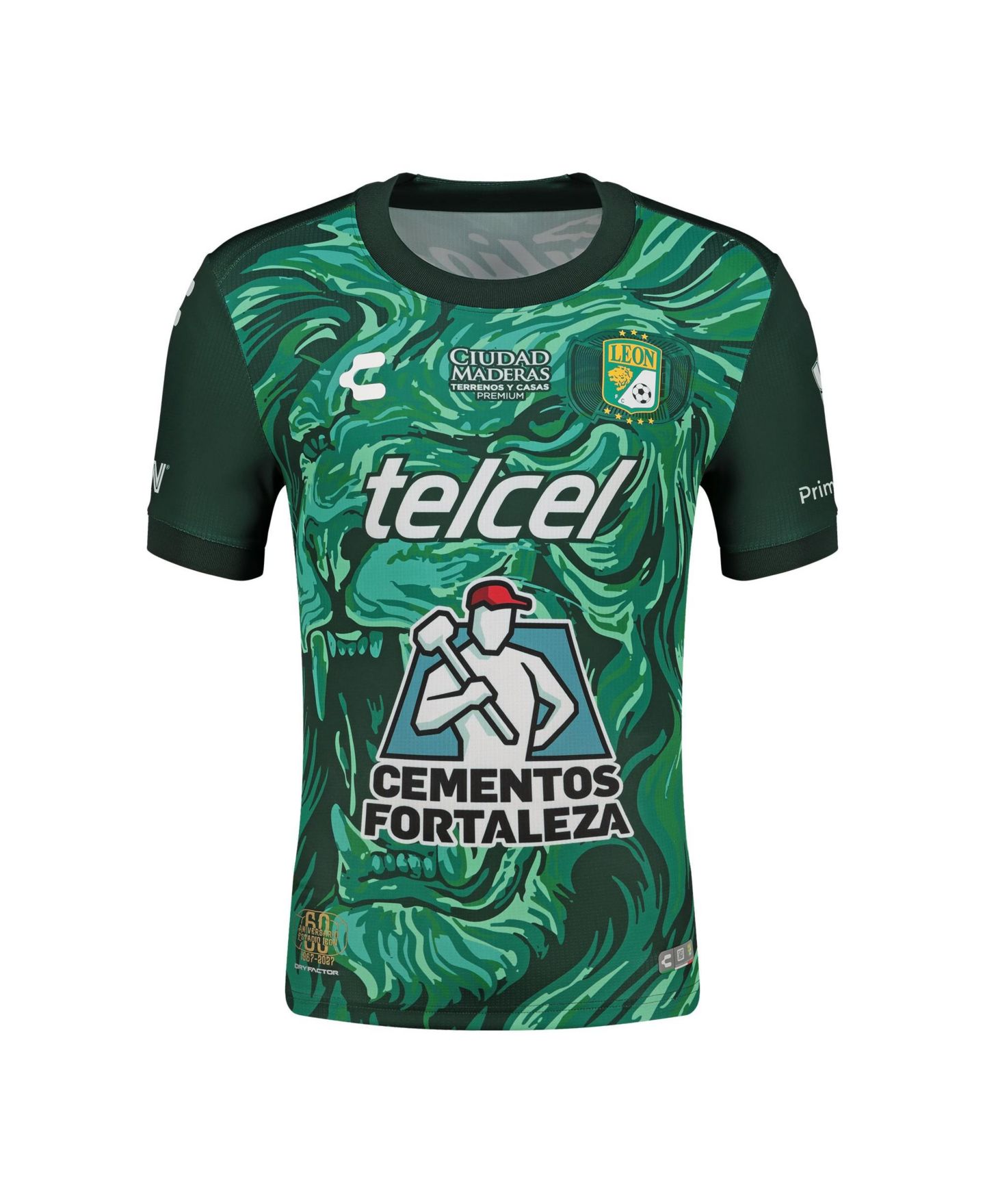 Мужской топ CHARLY Green Club Leon 2026/27 Home Authentic Jersey — фото 3