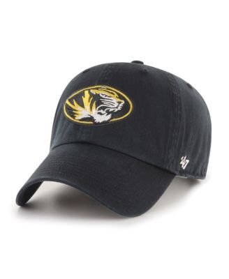 47 Brand Big Boys and Girls BlackMissouri Tigers Clean Up Adjustable Hat