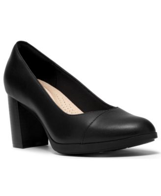 Women's Bayla Rae Block-Heel Round-Toe Comfort Pumps