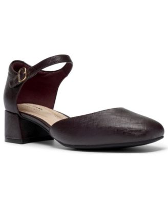 Women's Iridessa Block Heel Ankle Strap Pumps