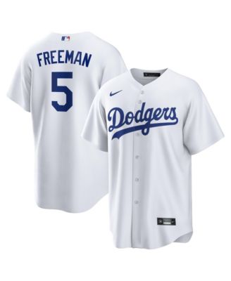 Men's Freddie Freeman White Los Angeles Dodgers Home Replica Jersey