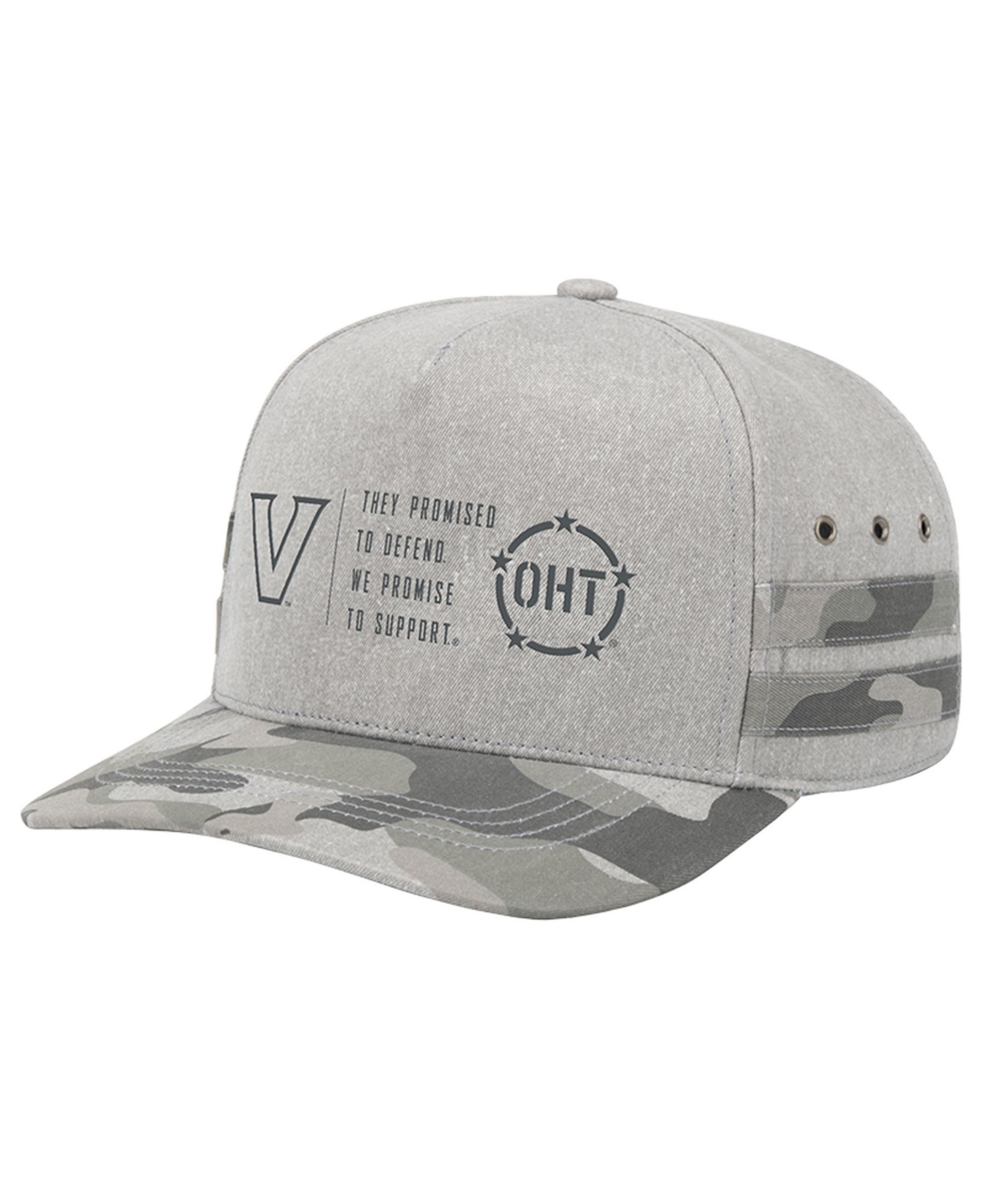 Colosseum Vanderbilt Commodores Oht Squad Podium Adjustable Hat In Gray,black