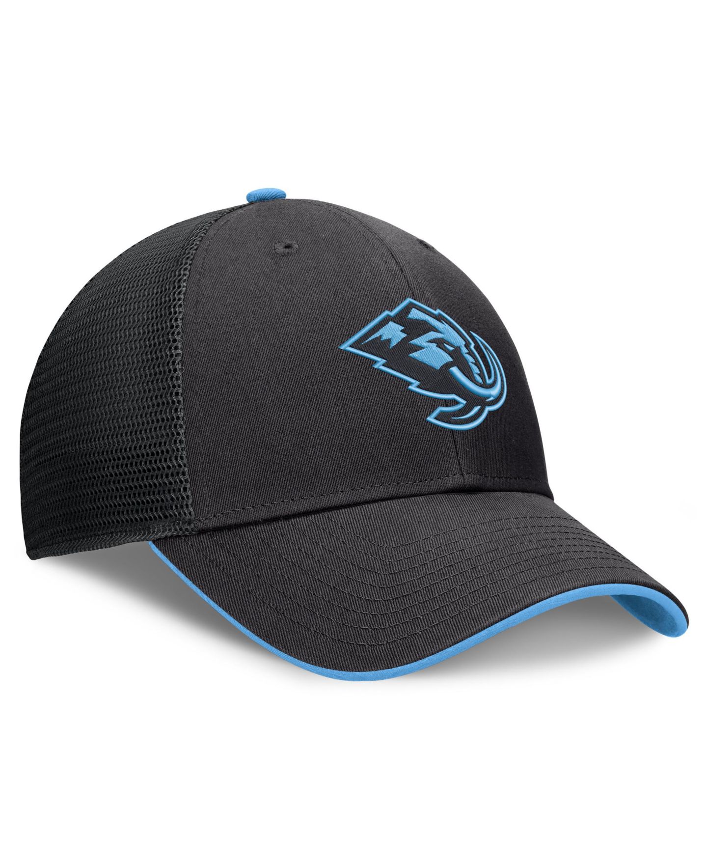 Мужская кепка Fanatics Black Utah Mammoth Fundamental Limits Trucker Adjustable Hat — фото 2