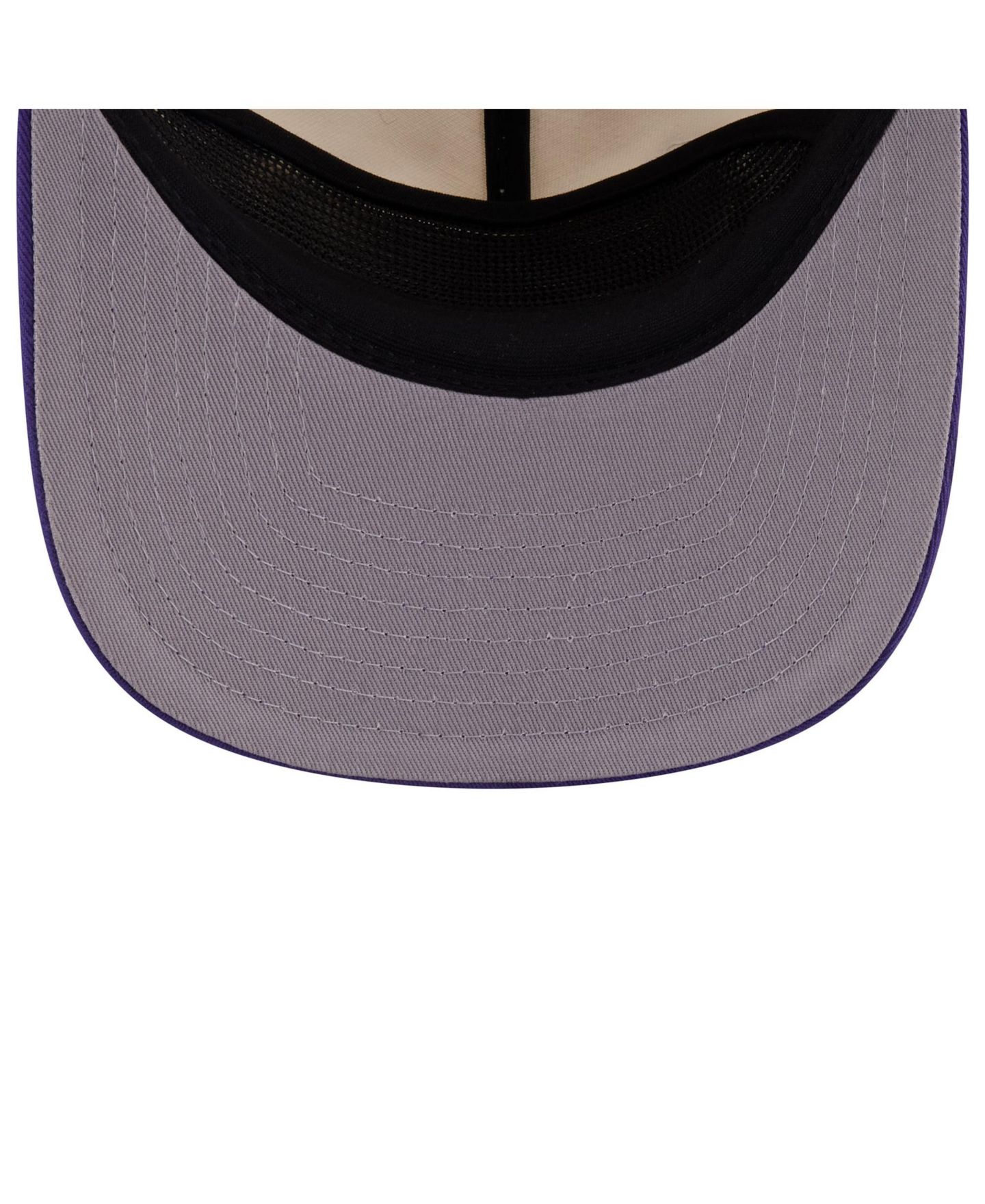 Мужская кепка New Era Purple Los Angeles Lakers Layered Patch 19TWENTY Adjustable Hat — фото 5