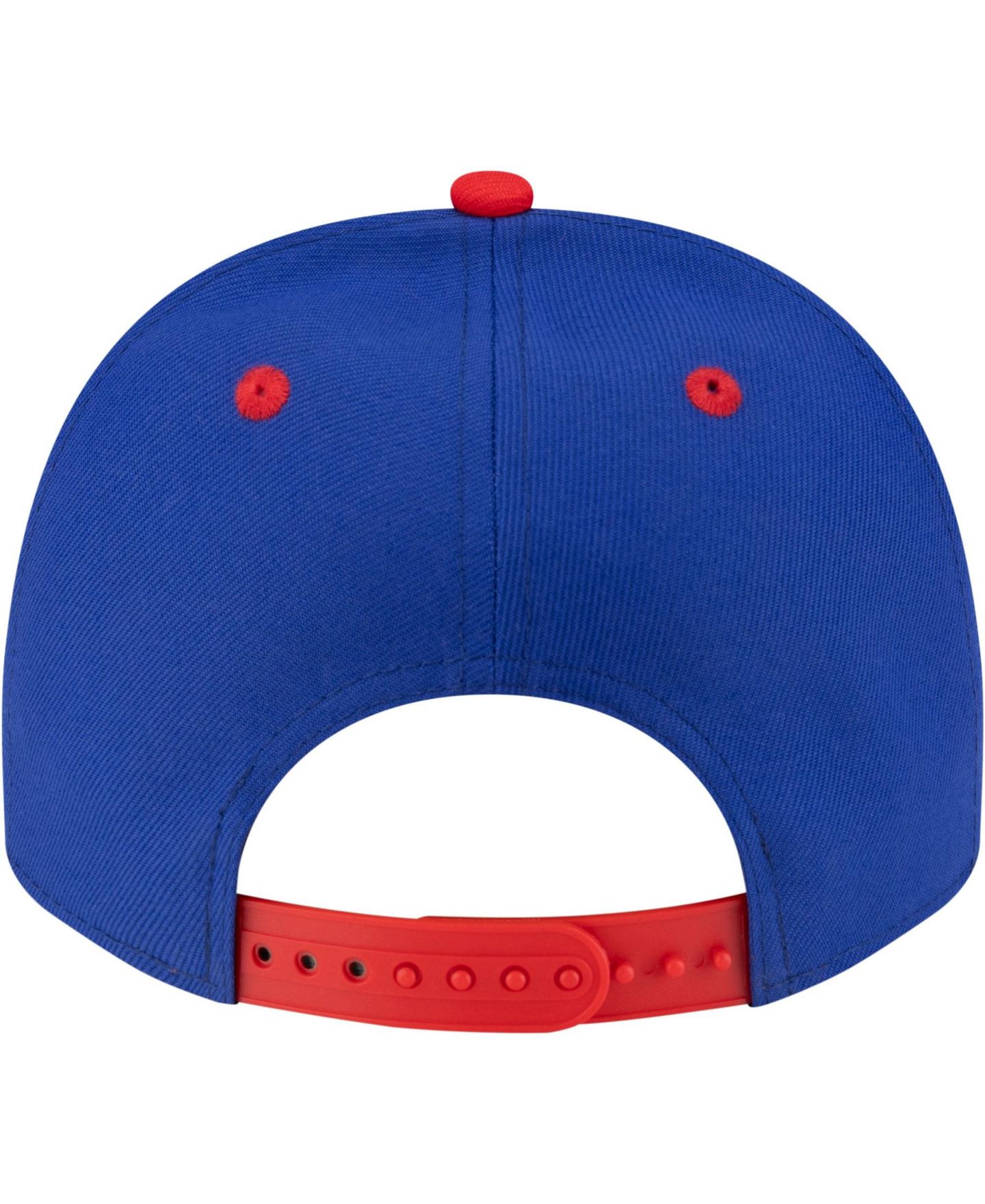 Мужская кепка New Era Blue/Red Detroit Pistons 80s Throwback A-Frame 9FIFTY Snapback Hat — фото 4