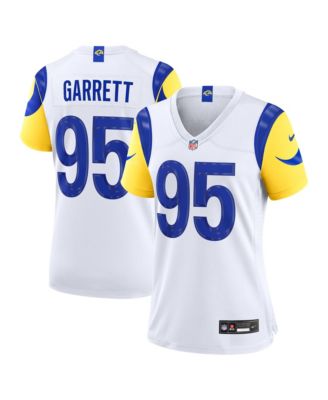 Women's Myles Garrett White Los Angeles Rams Game Jersey