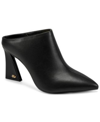 Women's Langsten Pointed-Toe Block-Heel Heeled Mule Pumps