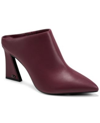 Women's Langsten Pointed-Toe Block-Heel Heeled Mule Pumps