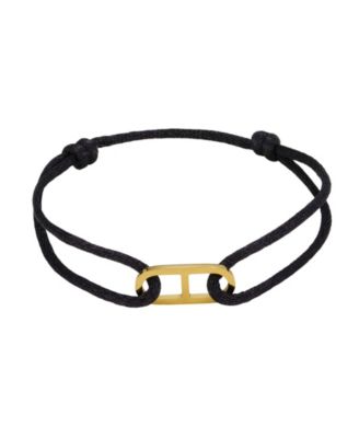 Men's Gold Mariner Stainless Steel Adjustable Bracelet