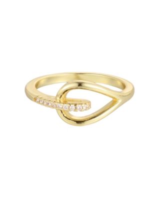 Cubic Zirconia Link Wrap Ring