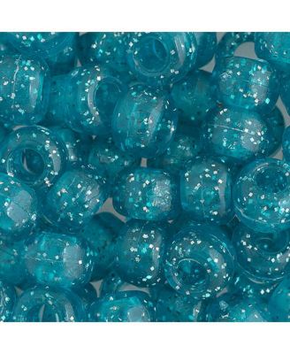   Sparkle Crimson Plastic Crow Beads for DIY Jewelry Making