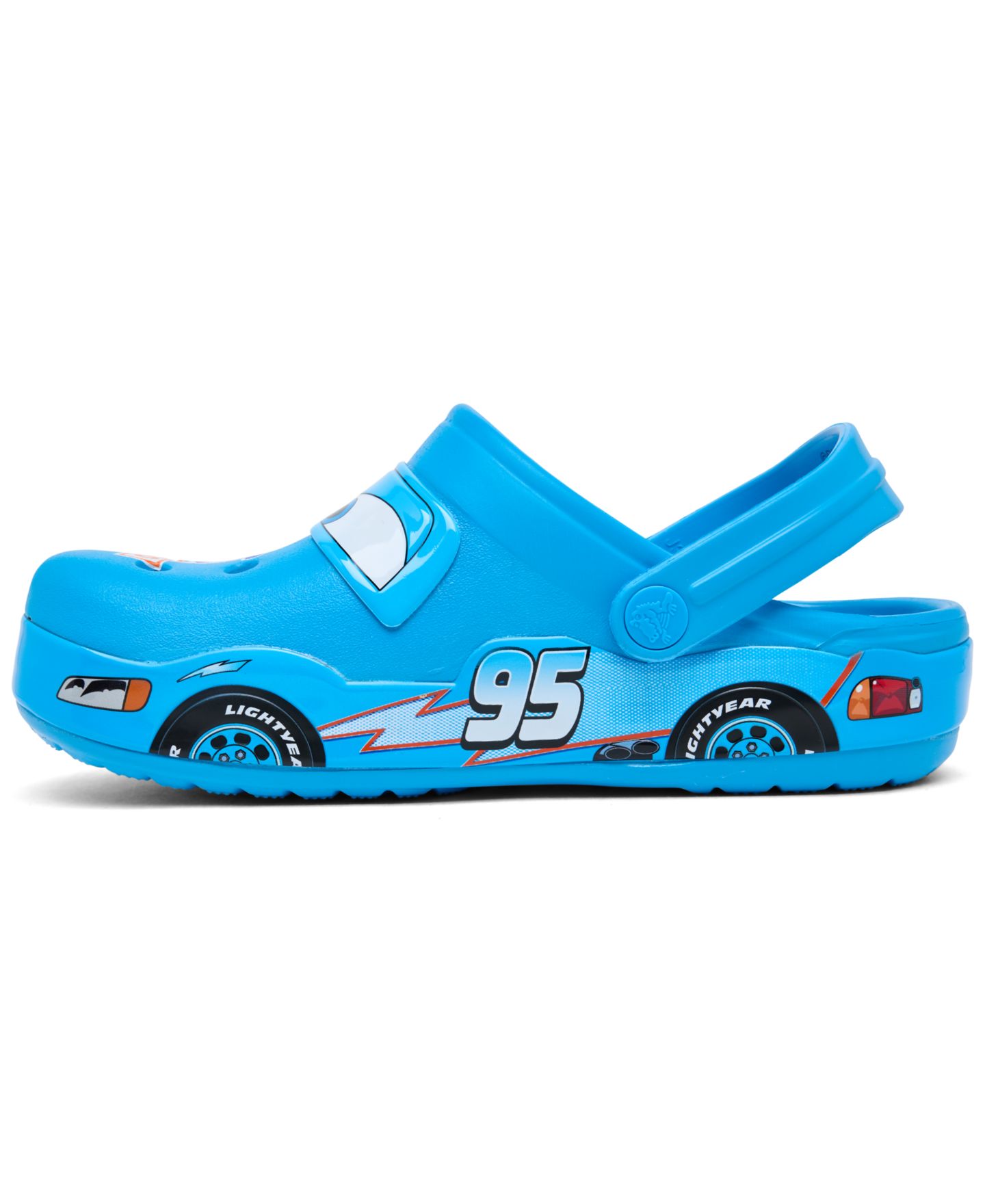 Сабо Crocs Dinoco Lightning McQueen Clogs from Finish Line для мальчиков, цвет: Синий — фото 3
