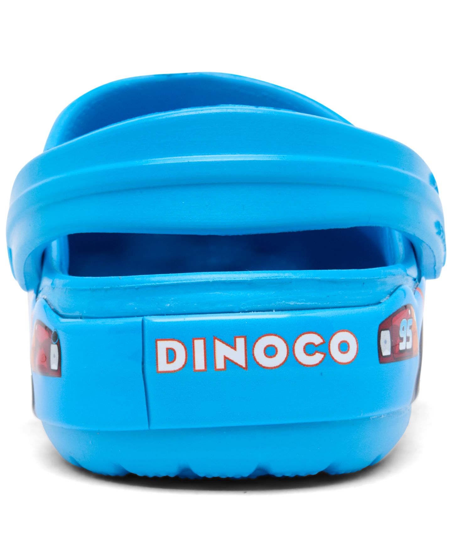 Сабо Crocs Dinoco Lightning McQueen Crocband Customizable with Jibbitz Charms Clogs from Finish Line для мальчиков-малышей, цвет: Синий — фото 4