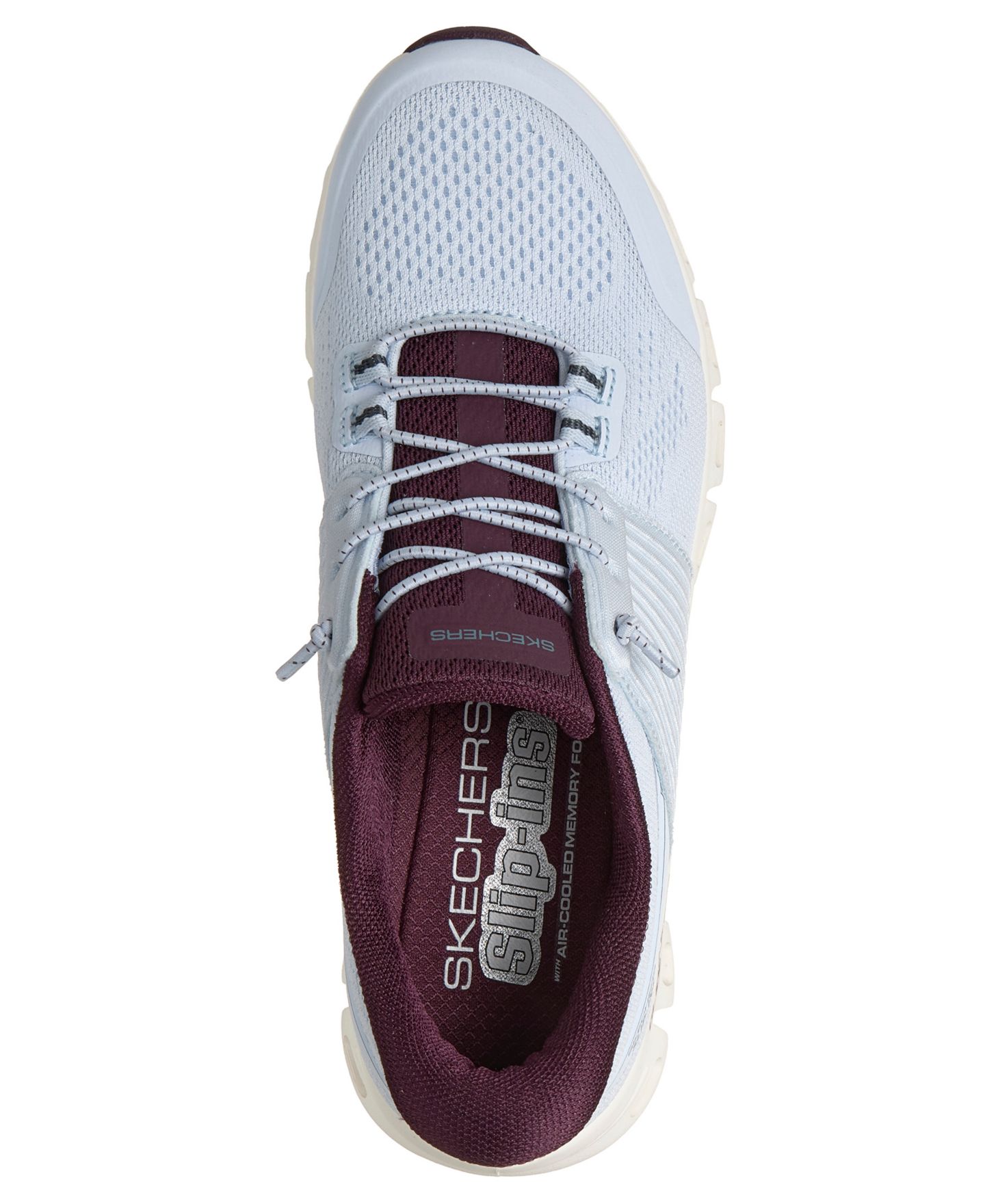 Женские кроссовки Skechers Slip-On Walking Athletic Glide-Step Stargaze, цвет: Светлый синий — фото 5