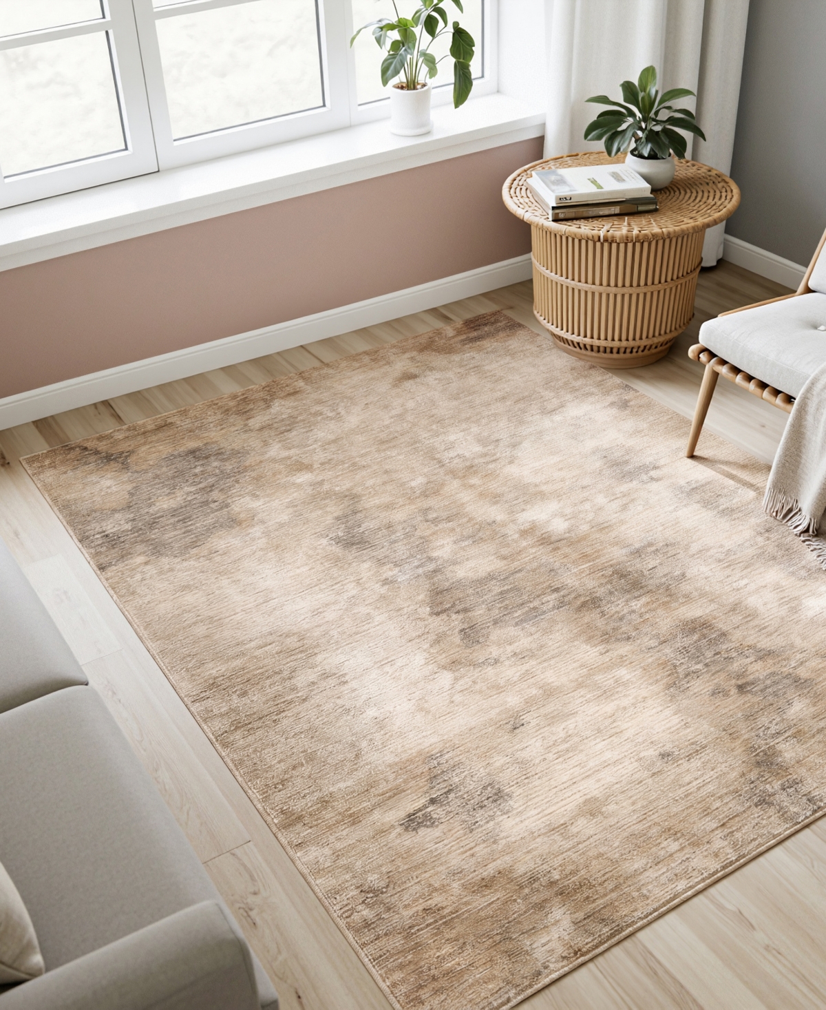 Mink Home Castille CSL141 4'x6' Area Rug