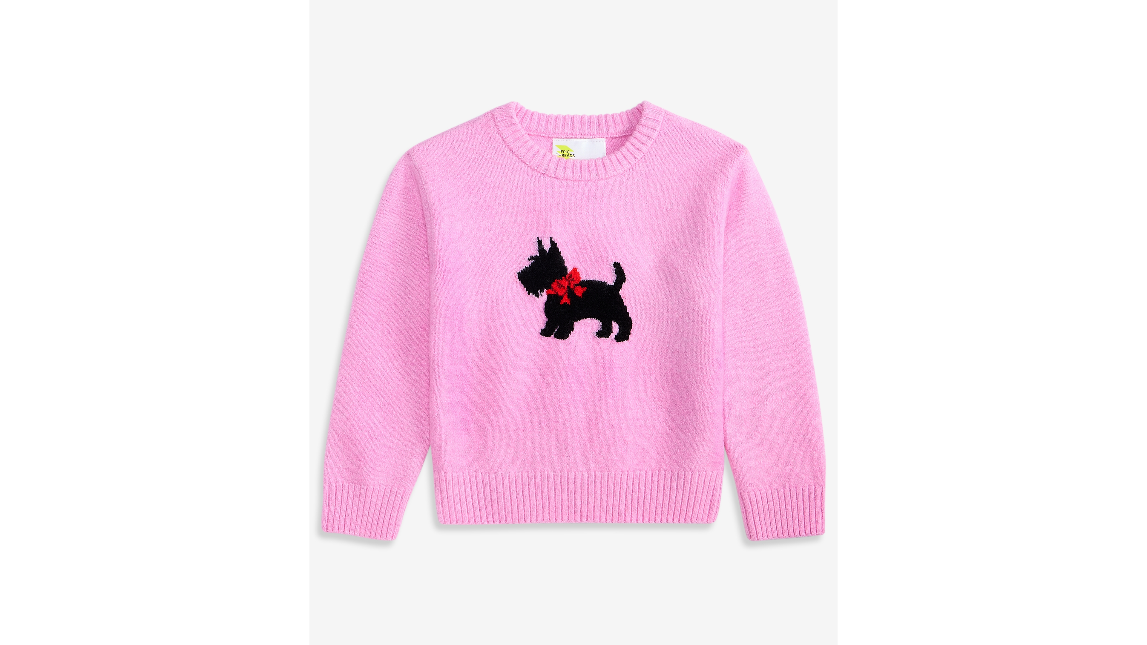 Epic Threads Toddler Girls' 12M-5T Scottie Dog Long-Sleeve Sweater, Macy's Exclusive