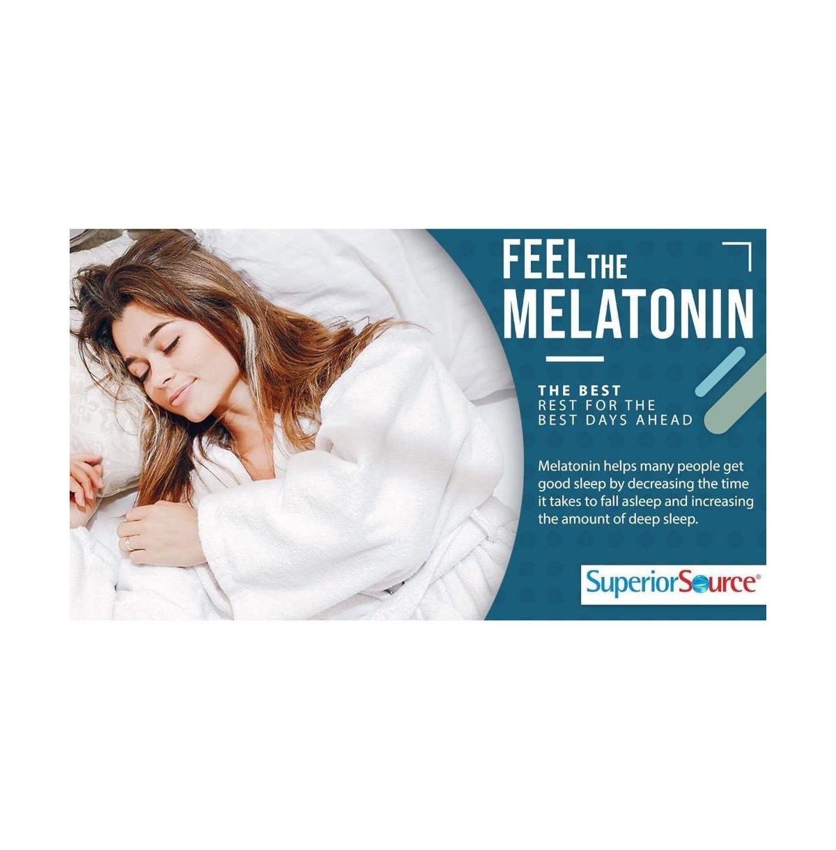 Superior Source Melatonin 3 Milligram, Quick Dissolve MicroLingual 60 Tablets with Chamomile, Sleep Support, Melatonin, for Adults, Non-gmo