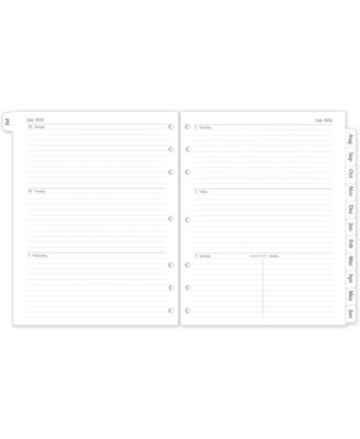 Weekly Monthly Planner Refill 7 3 Hole Punched 8 5x11 Letter Size Binder Calendar