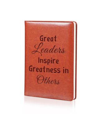 Leather Journal Notebook Appreciation Gift for Boss Mentor Supervisor Leader