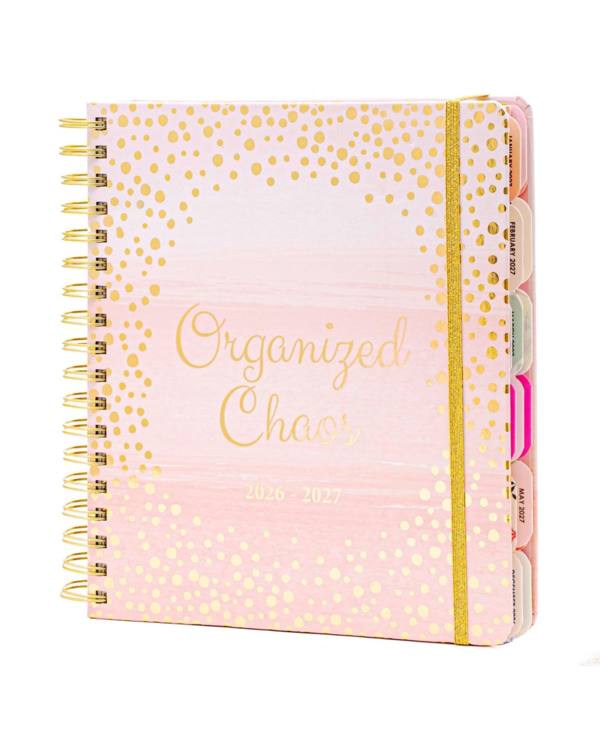 Danrong 18 Month Planner Daily Weekly Monthly Layouts Hard Cover With Stickers Sticky Notes - Aug 2026 - jan 2028 organized chaos