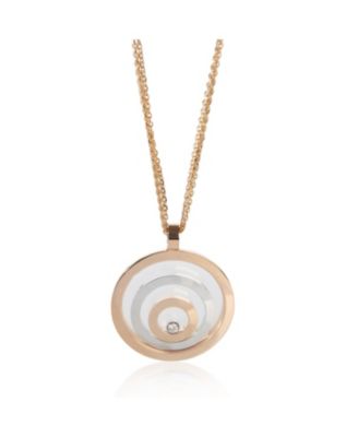 3-Tone Gold Diamond Happy Spirit Pendant