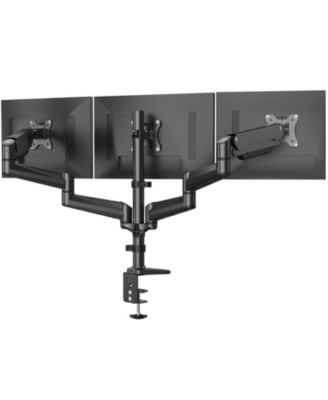 Adjustable Triple Monitor Mount Stand, Compatible with 32" Monitors (75x75mm/100x100mm VESA)