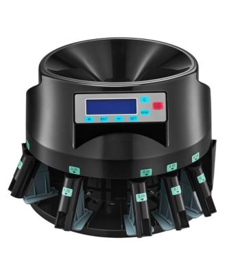 Five Denominations 225 Coins Per Minute Coin Counter Machine with LCD Display