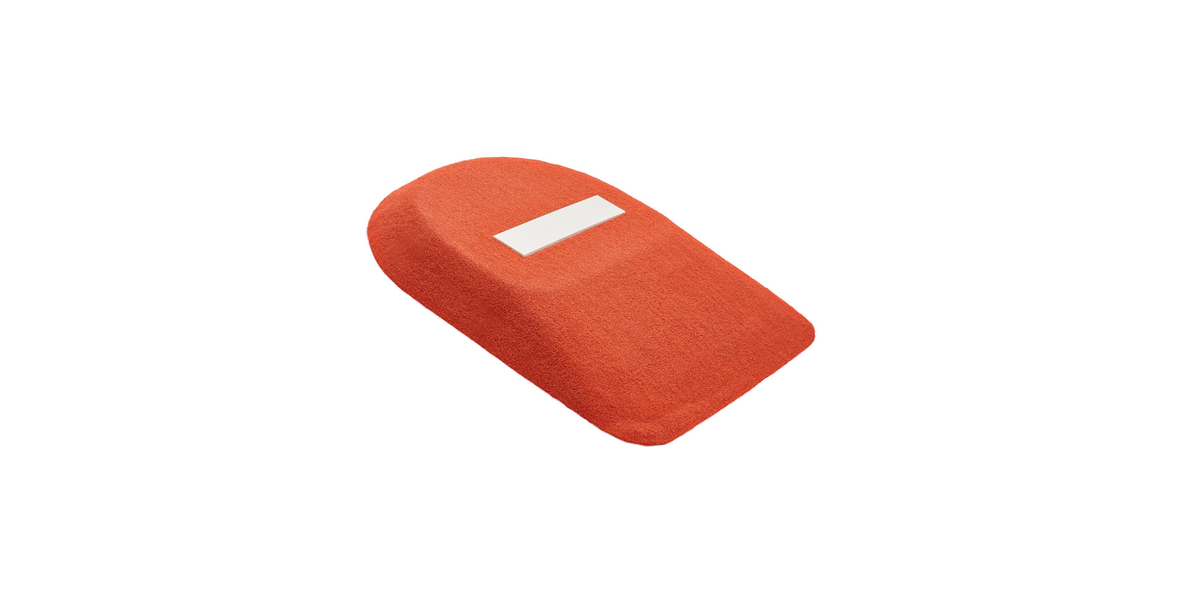 Sugift Portable 42 In Baseball Pitching Mound with Antifade Turf and Pitching Rubber