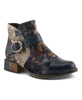  Women's Spring Step Sipperb Bootie with Hand-Painted Design