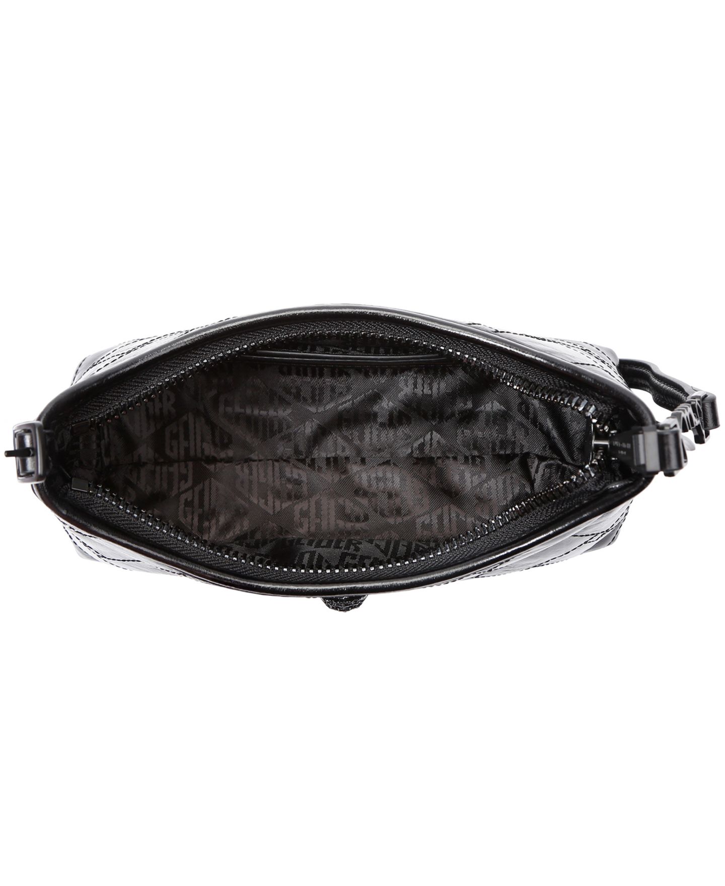Женская сумка Kurt Geiger London Small Sling Quilted Crinkle Leather Shoulder, цвет: Чёрный — фото 4