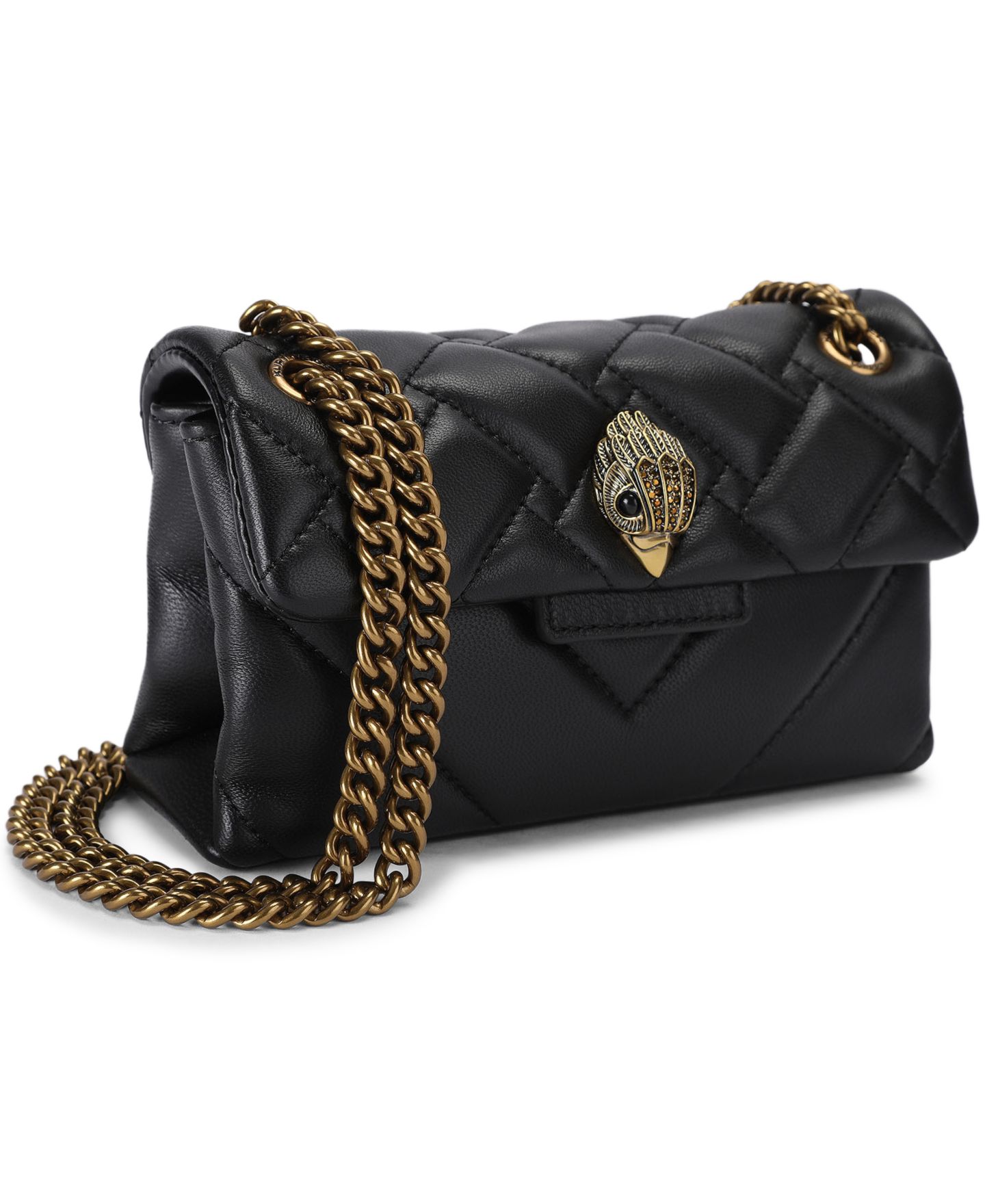 Женская сумка Kurt Geiger London Kensington 17 Quilted Small Crossbody, цвет: Чёрный — фото 3