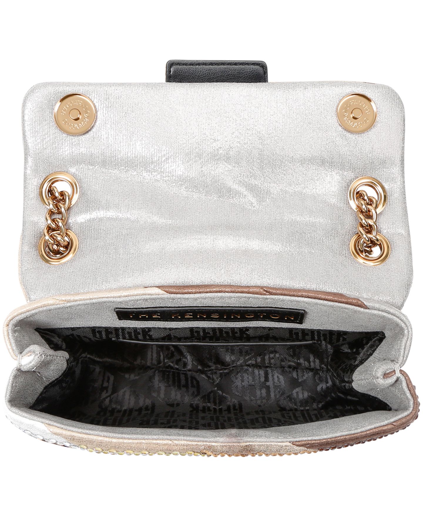 Женская сумка Kurt Geiger London Mini Kensington Embellished Crossbody, цвет: Серый — фото 5