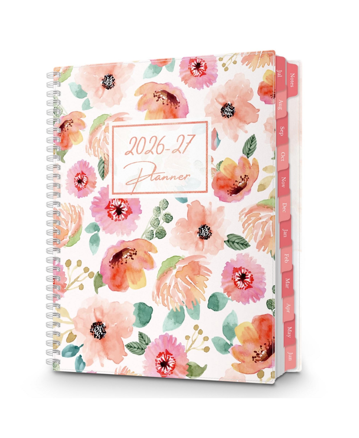 Danrong Weekly Monthly Academic Planner Large With Stickers Bookmark Note Pages Pocket For School Office Organization