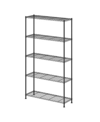 Metal Garage Shelving Unit, Storage Shelf, for Garage, Living Room, Kitchen, Pantry, 30 x 90 x 161 cm