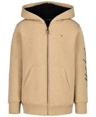 Boys' Signature Sherpa Lined Full Zip Hoodie