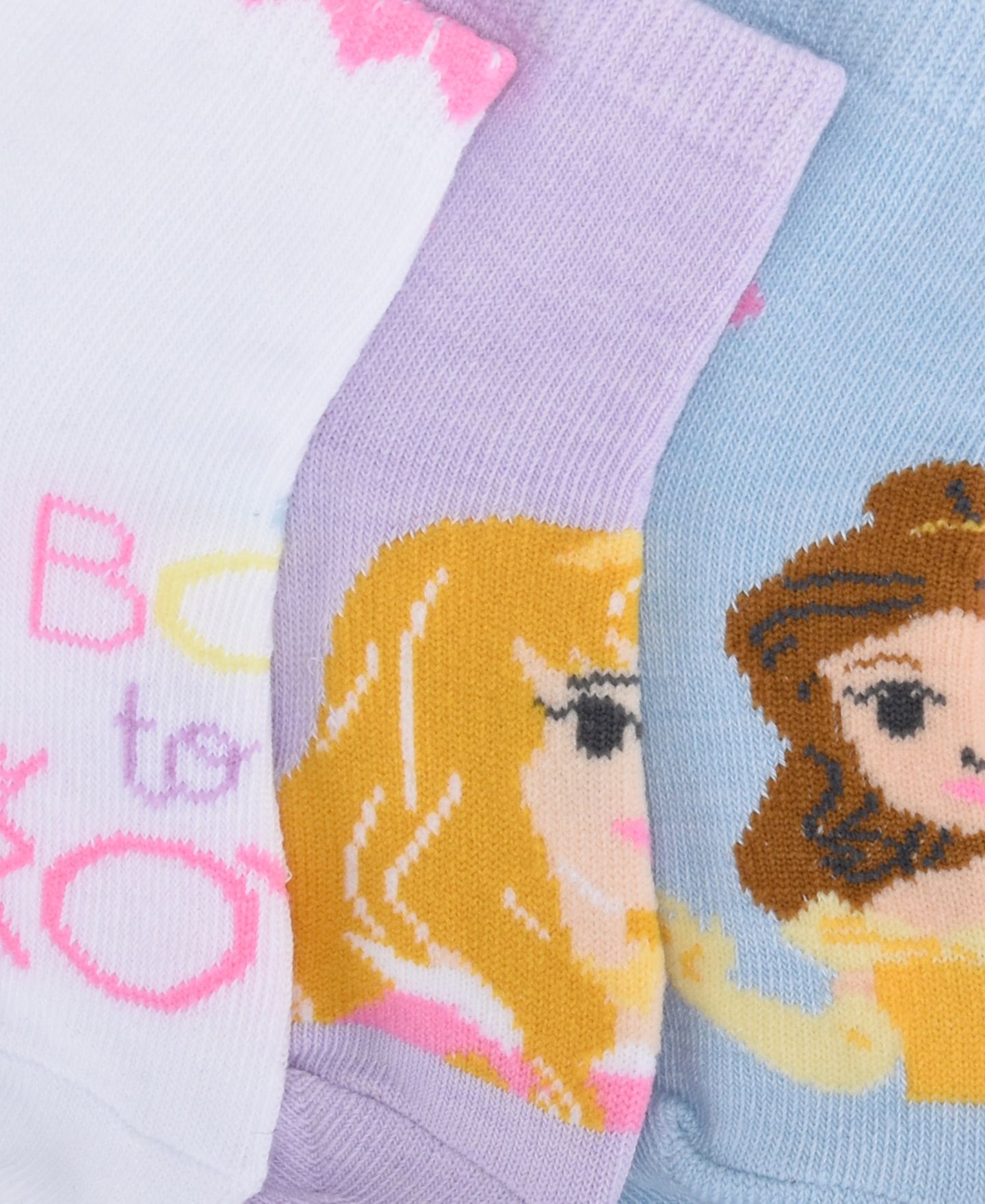 Детские носки Planet Sox Disney Princess с резинкой на щиколотке, набор из 6 пар, 2T-5T, цвет: Белый — фото 4