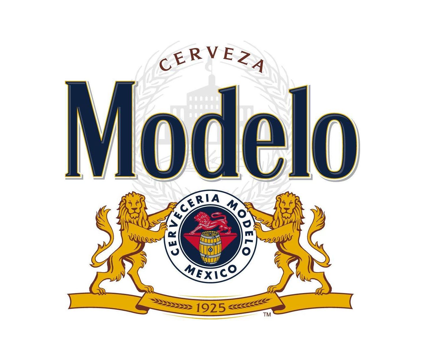 Мужская футболка Modelo Classic Logo Officially Licensed Cotton-Blend, цвет: Меланжевый — фото 2