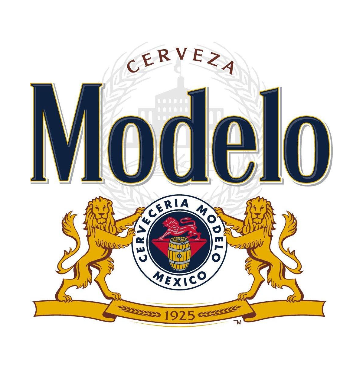Modelo Men's Classic Logo Officially Licensed Cotton-Blend T-Shirt