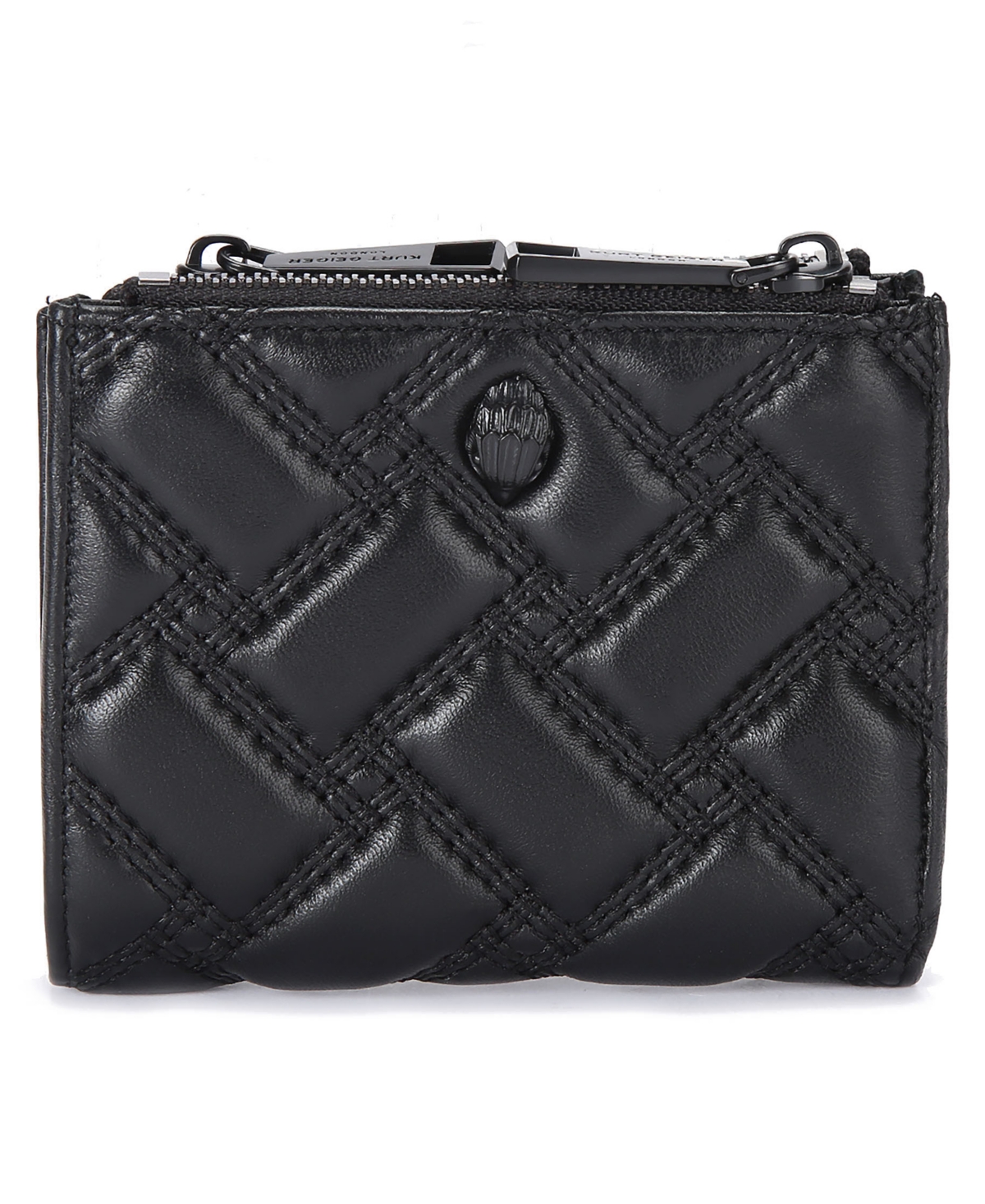 Kurt Geiger London Kensington Quilted Leather Wallet - Black