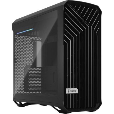 Torrent Light Tempered Glass with Fans E-ATX Mid-Tower Computer Case Compatible with E-ATX, ATX, Micro ATX, and ITX Motherboards