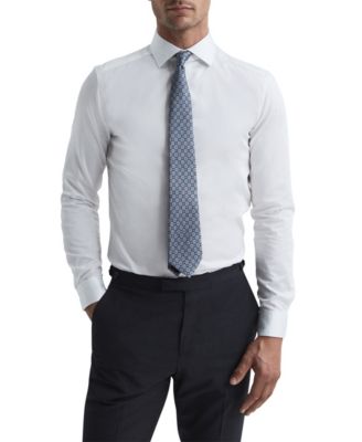 Men's Remote Bengal Slim-Fit Cotton-Sateen Dress Shirt