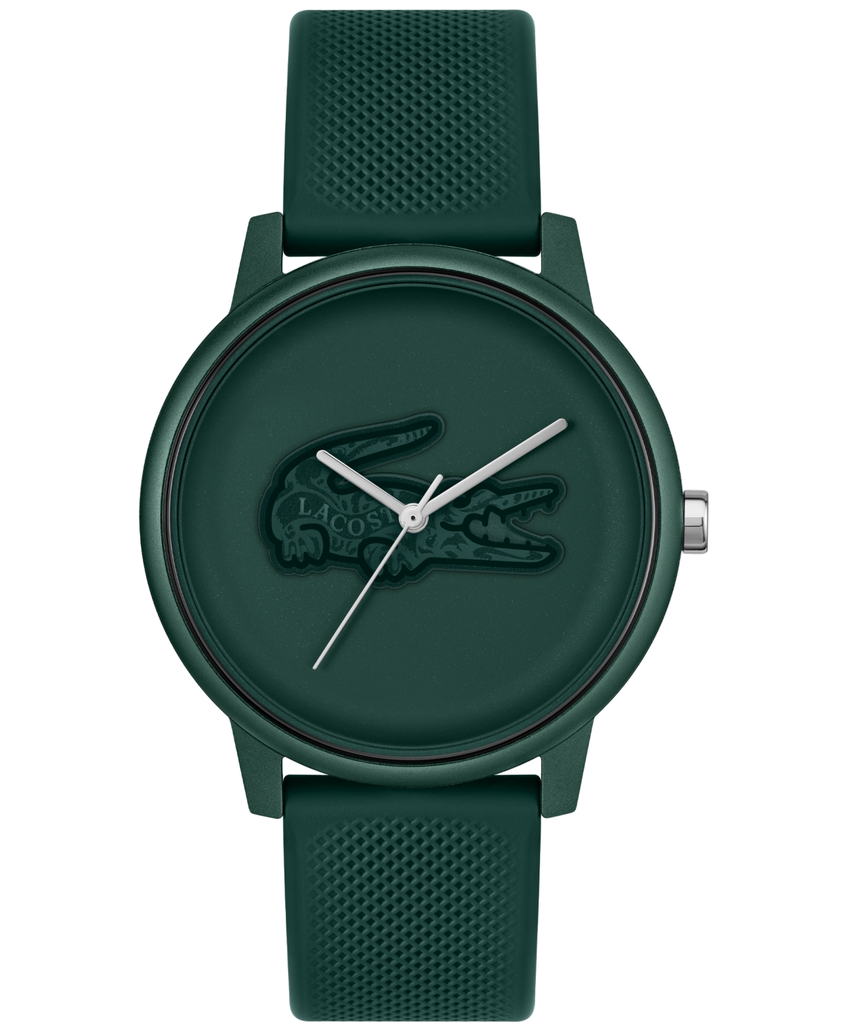 Lacoste Men's Quartz Sport L.12.12 Move Silicone Strap Watch 42mm