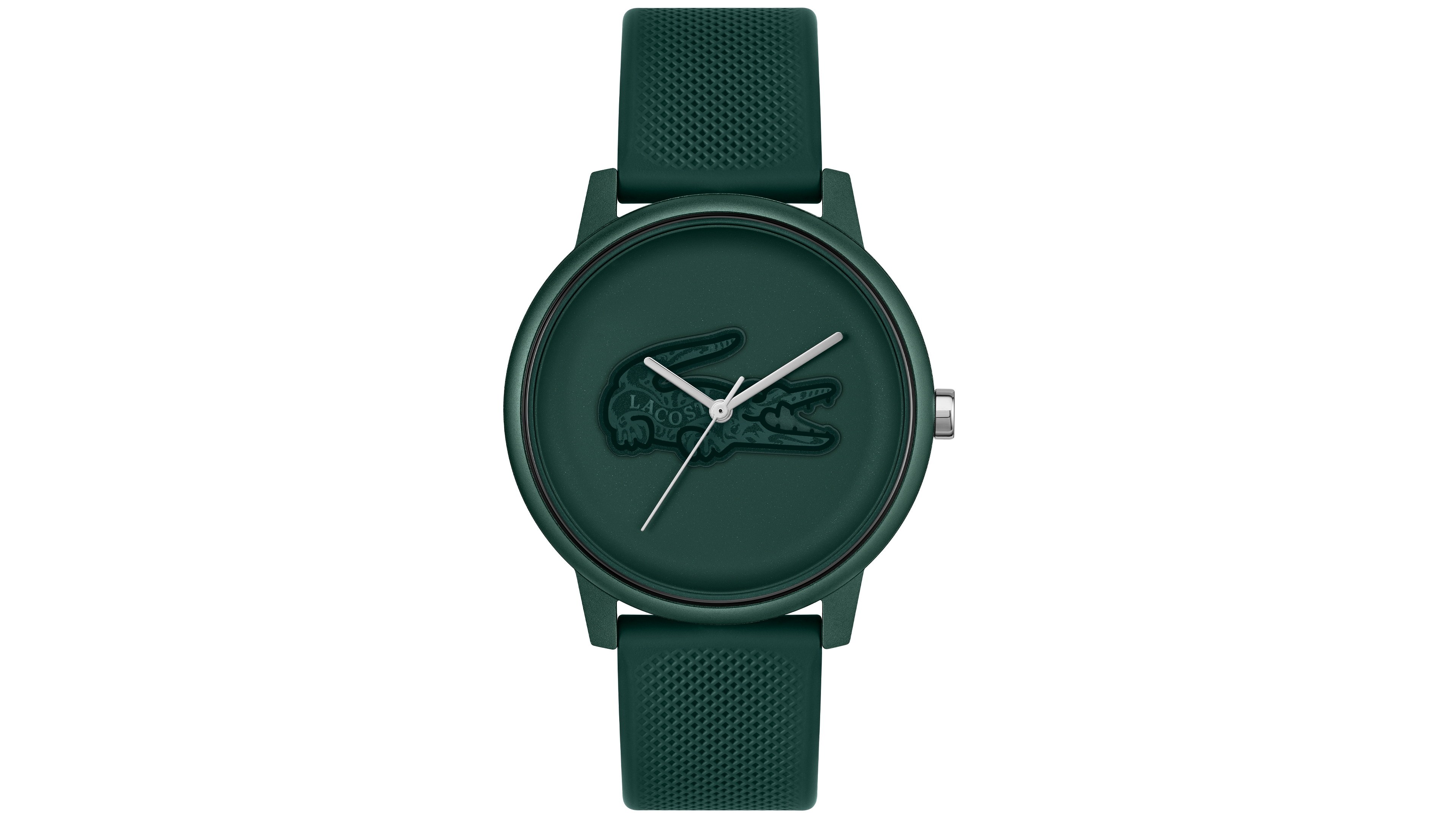 Lacoste Men's Quartz Sport L.12.12 Move Silicone Strap Watch 42mm