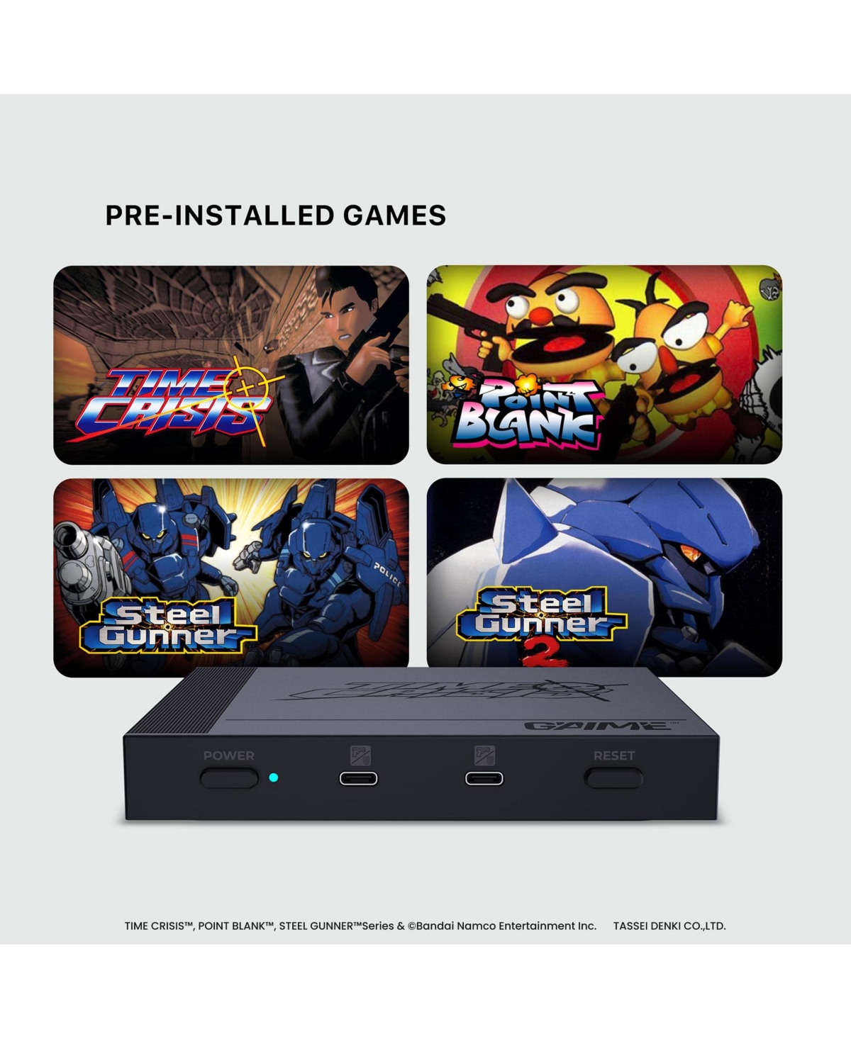 Gaime Time Crisis Premium Pack Game Console With Single Lightgun