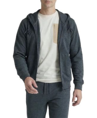 Men's Morning Jog Full-Zip Mock-Neck Hoodie