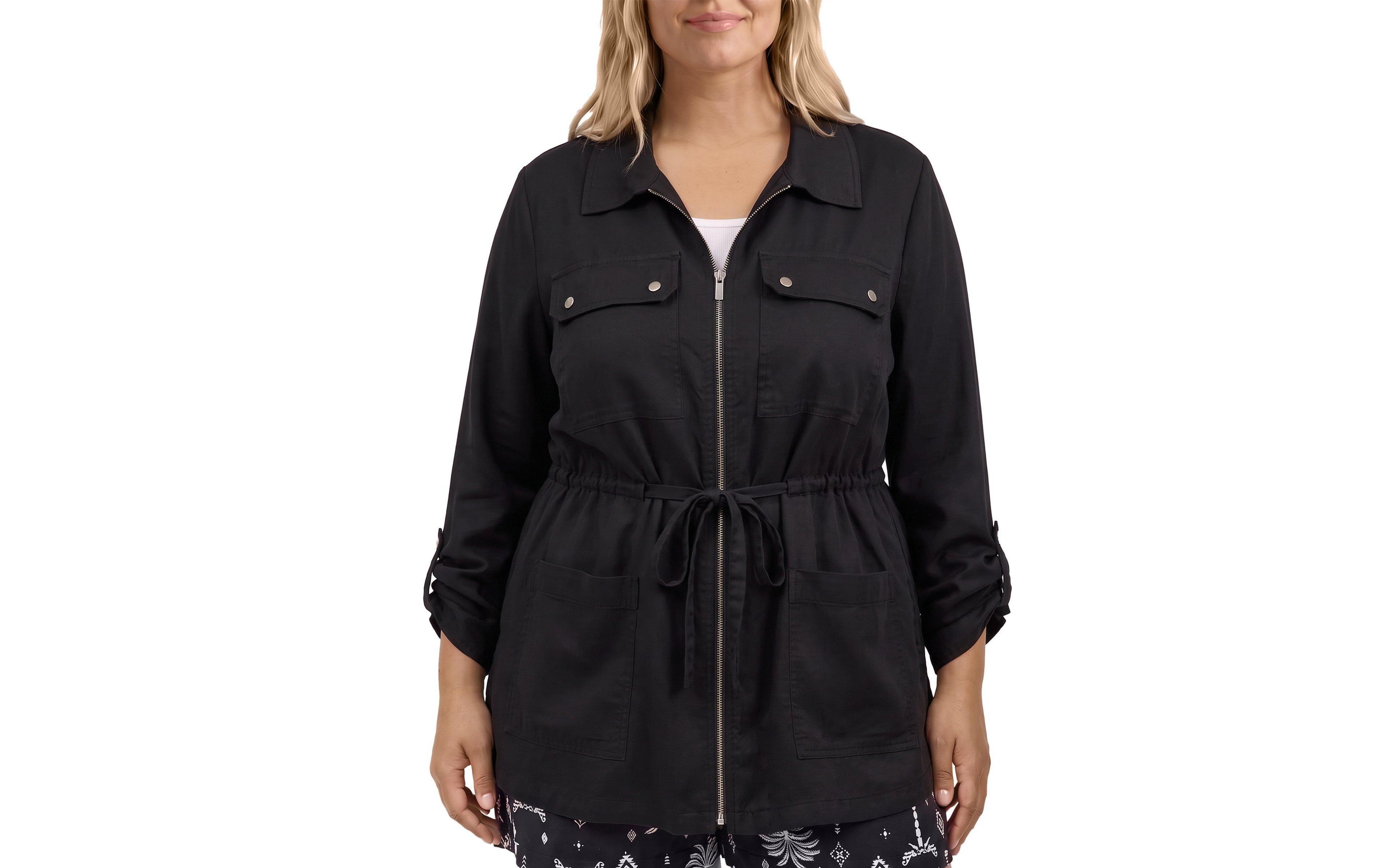 Torrid Plus Lightweight Twill Mid-Length Anorak Jacket