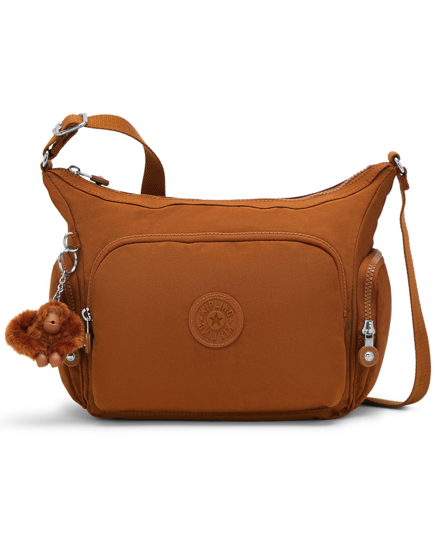 Gabbie Nylon Zip-Top Large Crossbody Handbag