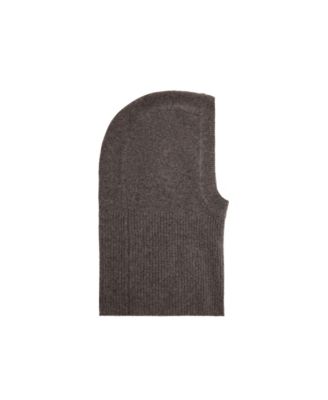Women's Selection Knit Ribbed Wool/Cashmere-Blend Balaclava