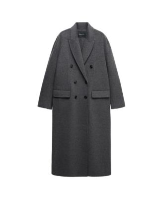Women's Selection Wool-Cashmere Blend Long Double-Breasted Coat